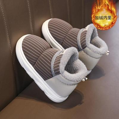 儿童拖鞋冬季2025新款室内家居男童棉拖中大童加绒加厚男孩大棉鞋