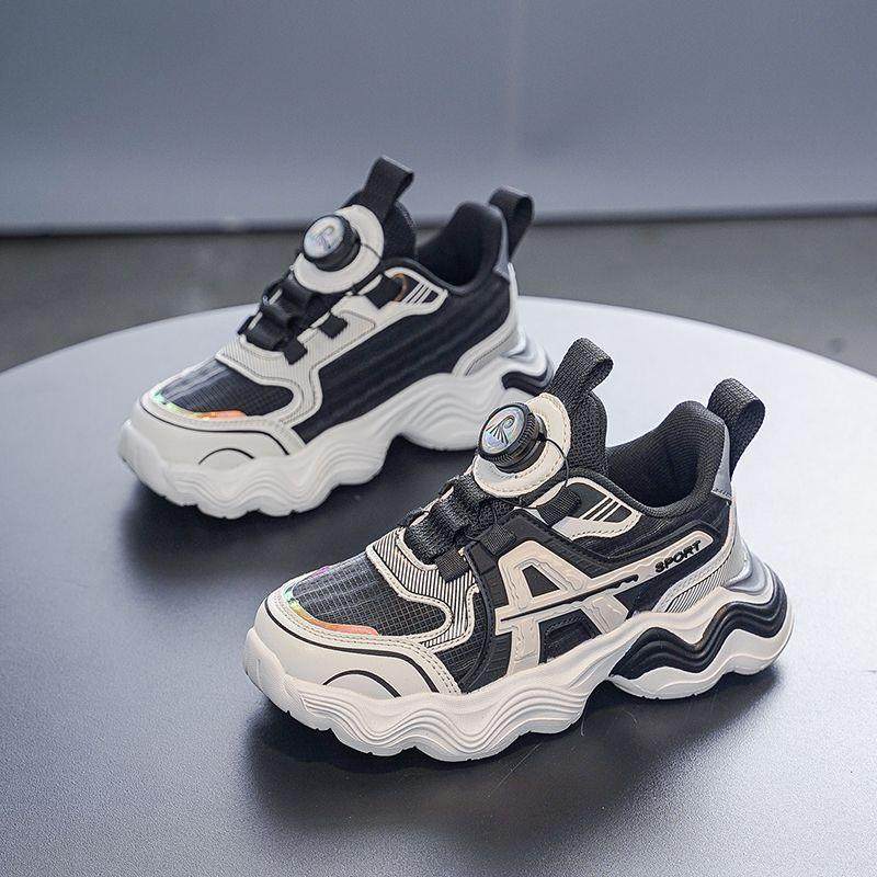 卡西龙男童鞋春季2025新款皮面防水儿童运动鞋中大童男孩老爹鞋潮,童鞋/婴儿鞋/亲子鞋,运动鞋,淘宝优惠券,粉丝福利购,淘宝优惠卷