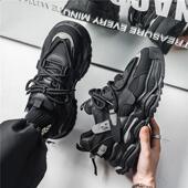 增高防滑莆田老爹鞋 男鞋 青少年夏季 潮流黑武士休闲运动鞋 2025新款