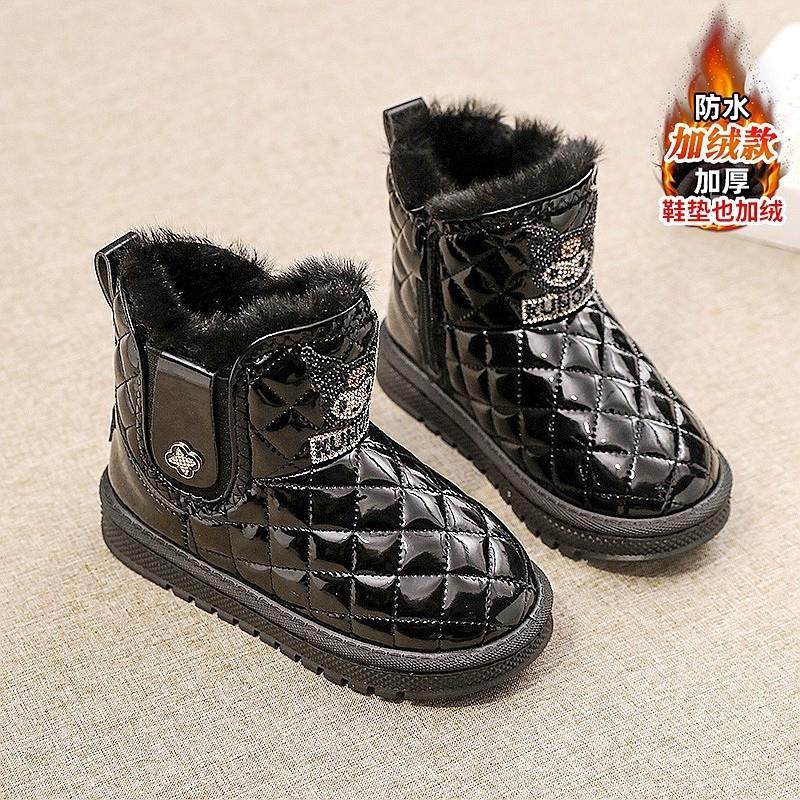 女童雪地靴冬季2025新款皮毛一体儿童防水棉鞋中大童加绒保暖短靴,童鞋/婴儿鞋/亲子鞋,雪地靴,淘宝优惠券,粉丝福利购,淘宝优惠卷