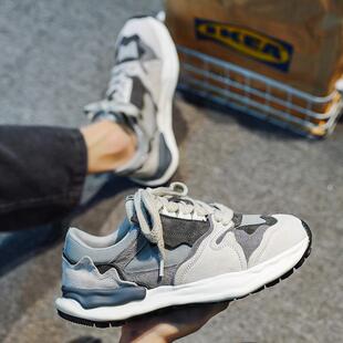 莆田男鞋夏季老爹溶解鞋运动防滑跑步复古阿甘潮牌内增高2025新款