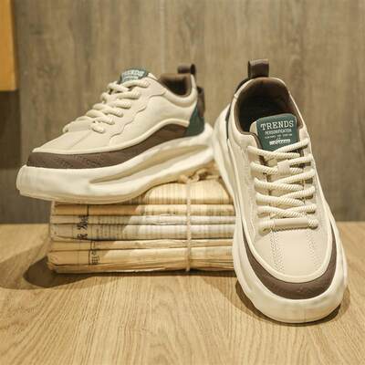 男鞋冬季2025新款青少年休闲厚底板鞋加绒保暖棉鞋运动阿甘老爹鞋