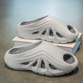 户外防滑大码 外穿厚底踩屎感沙滩凉鞋 45篮球运动凉拖 男潮夏季 拖鞋