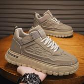 休闲运动高帮板鞋 男鞋 马丁靴男士 2025新款 秋冬季 潮流复古厚底工装