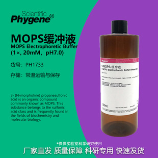 Buffer PHYGENE MOPS 500mL PH1733 free 缓冲液 RNase