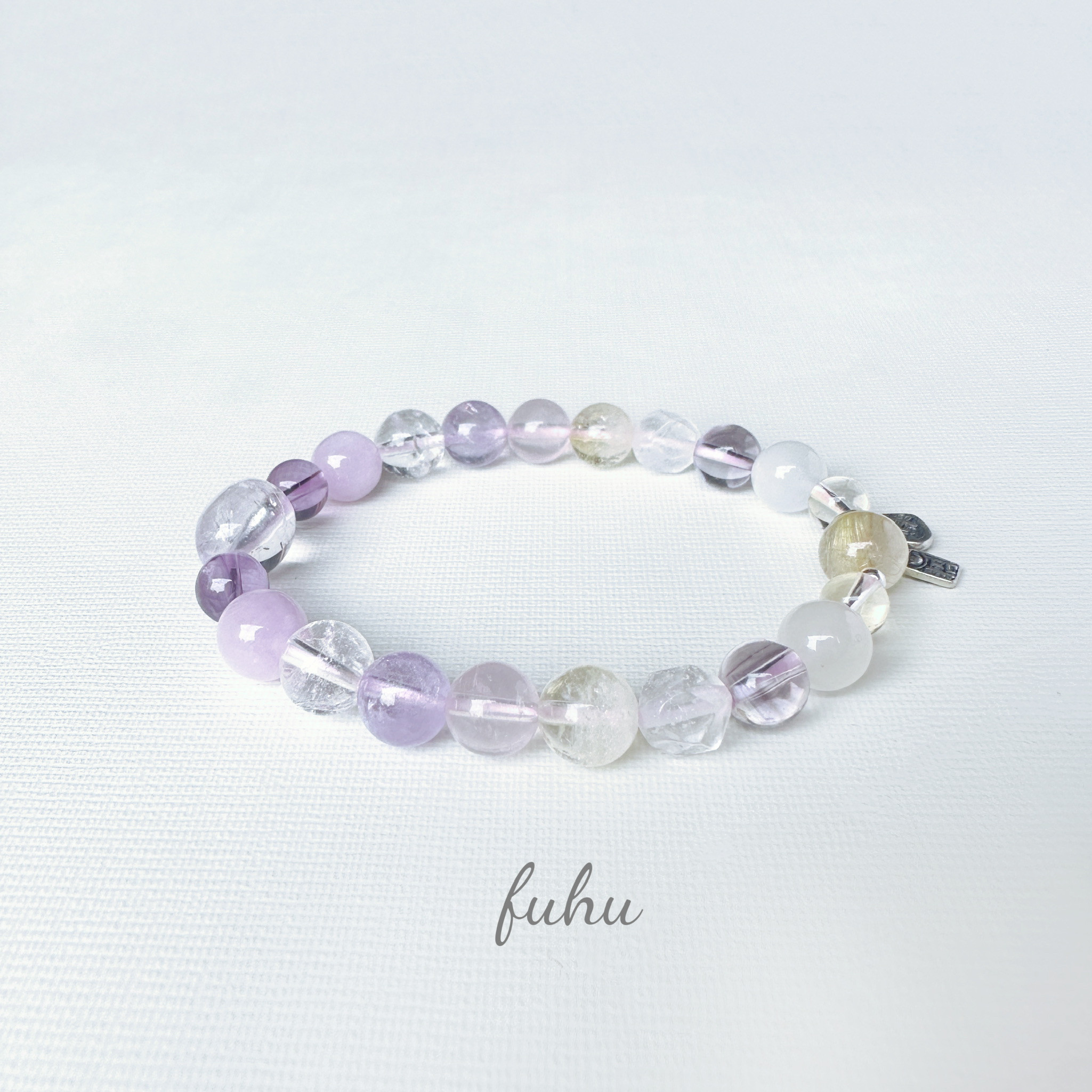 原创设计天然紫水晶手链女款喜补缺火土轻奢小众精致高级闺蜜礼物