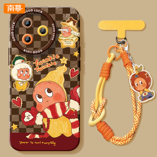 油画星星人适用红米k90手机壳k80pro保护套小米k60全包硅胶k70至尊版 redmi防摔k50por高级k40s挂绳k30外壳k20