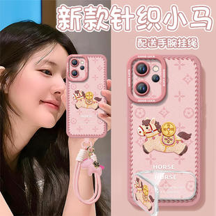 2026印花小马适用oppoReno15手机壳reno14pro新款13本命年reno12马年11保护7se新年款rone9外壳oppo套8红0PP0