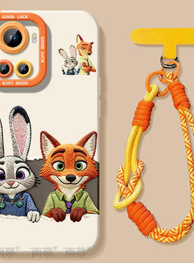刺绣朱迪尼克适用一加AcePro手机壳情侣ONEPlusAcePro套疯狂动物城OPPO新款1加Ace硅胶防摔1+ACE狐狸兔子软