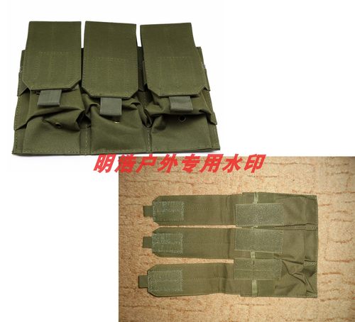 Molle三联包M4AK弹匣袋JPC战术背心附件包单联二联包5.56腰包