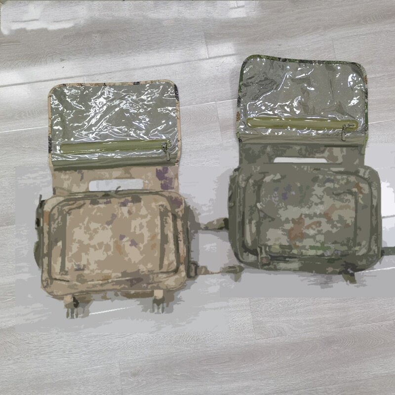 新式新款迷彩绘图指挥作业包军迷野外多功能战术双肩背包