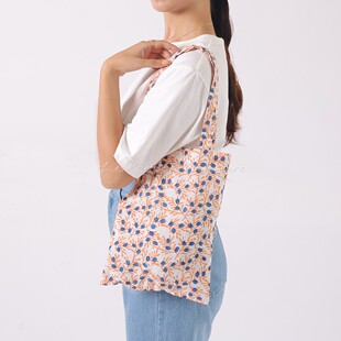 {Les bonheurs}日本shesay印度制手工印全棉环保手提袋 petits