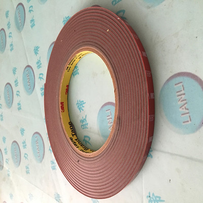 正品3M加厚VHB4991灰色泡棉双面胶带无痕汽车专用胶 12MM宽*3米长