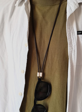 Mr.Fung原创手工墨镜链挂脖防掉男女同款复古简约可调节眼镜挂绳