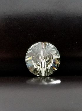 S进口奥地利水晶3015浅灰色215两头尖衬衫毛衣装饰纽扣子12mm