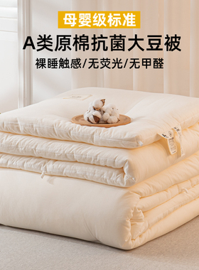 MUMI A类大豆纤维被子春秋被全棉夏凉被四季通用冬被芯薄空调被褥