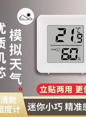 温度计家用室内高精准度电子数显壁挂婴儿房干温湿度计温度表