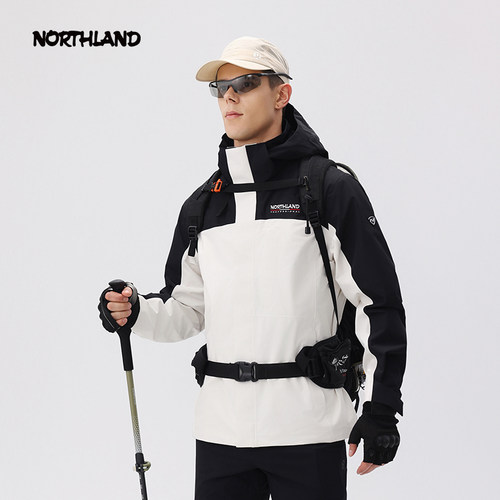 诺诗兰25男士户外防水防风徒步登山运动外套冲锋衣NWJFH5151S
