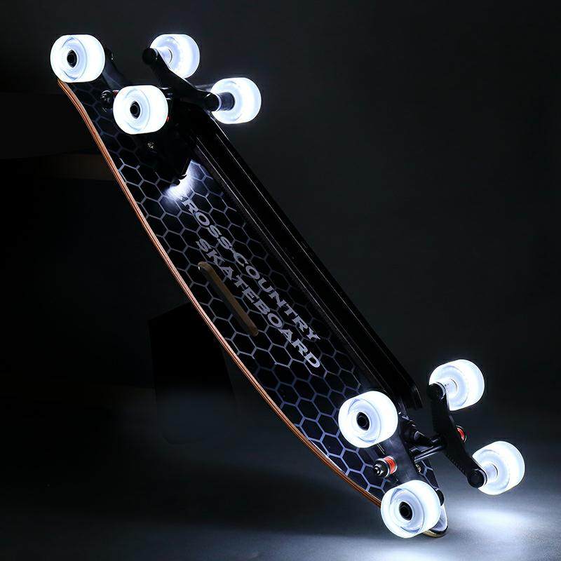 八轮滑板长板公路滑板四轮滑板车青少年男女生舞板成人滑板初学者