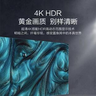 海信Vidaa75寸/65寸/55寸50寸43寸4K超高清HDR超薄AI智能网络99新