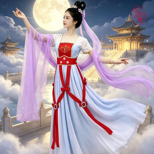 嫦娥仙子服装86版西游记影视服co
