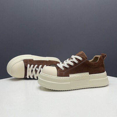 枫之时尚透气休闲鞋青春板鞋牛皮