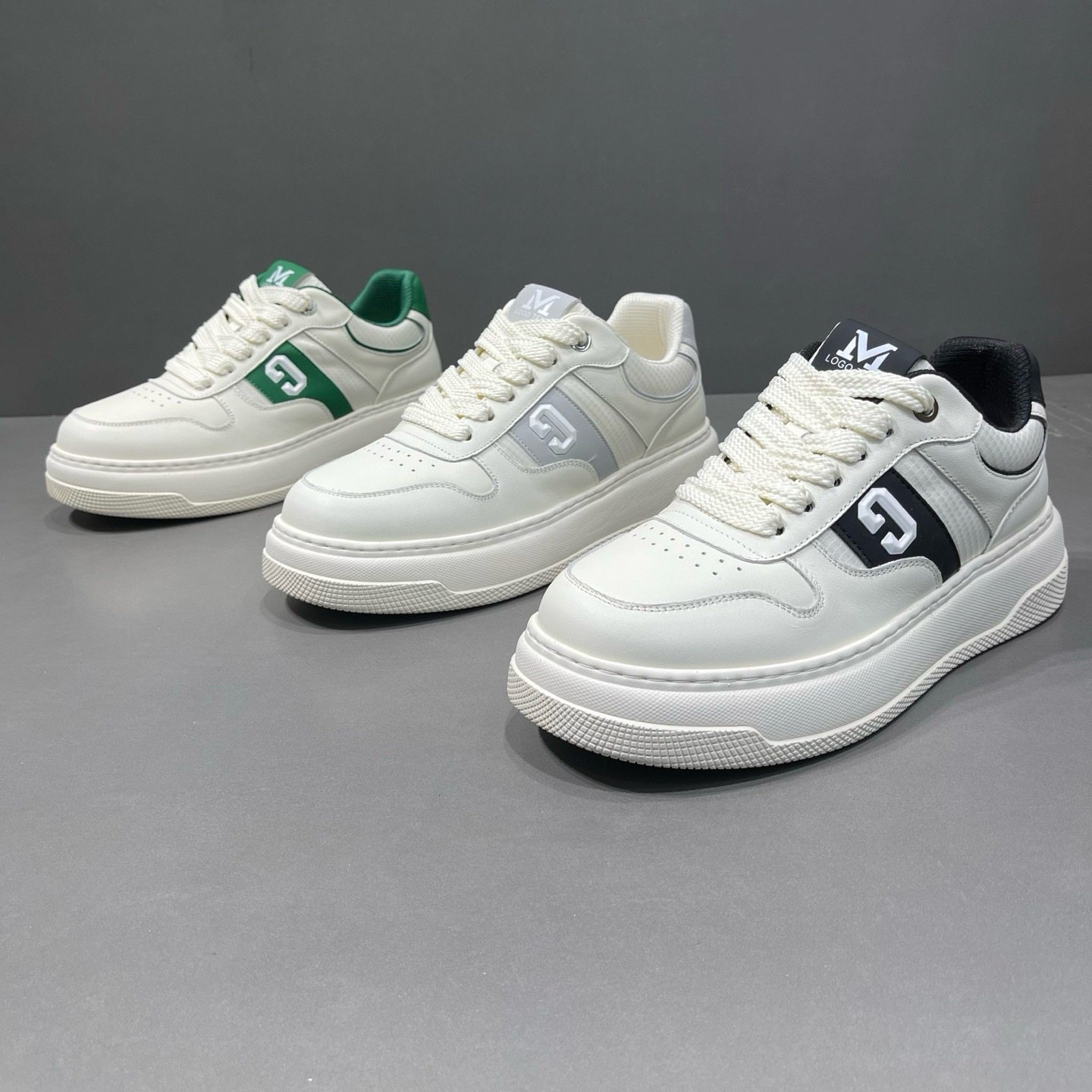 枫之时尚春季厚底增高拼色休闲鞋2026发型师不臭脚牛皮个性男板鞋,流行男鞋,休闲板鞋,淘宝优惠券,粉丝福利购,淘宝优惠卷