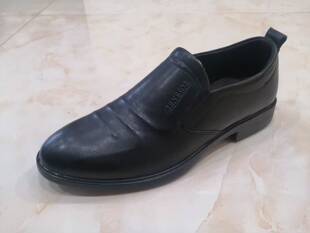 邦赛正品真皮男鞋2025春季新款商务头层牛皮纯色时尚男皮鞋单鞋