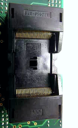 Wells-CTI测试座648-0562211-A01插座0.5MM IC座 TSOP56 SOCKET