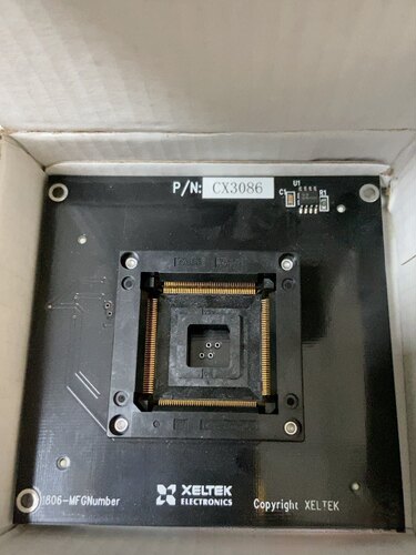 西尔特专用SP6100/N编程座CX3085适配器 烧录座IC座 Qf p 64