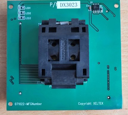 西尔特SP/6100N编程座DX3023适配器烧录刷写IC座 编程座 LQFP100