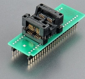原装烧录座DIL8W/SOIC8 ZIF 200mil SFlash-1a (ord.no. 70-1270A