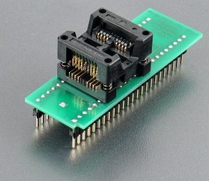 原装烧录座DIL8W/SOIC8 ZIF 200mil SFlash-1a (ord.no. 70-1270A