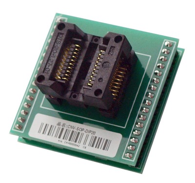 CNV-SOP20-DIP 200MIL通用型烧录座 适配座 IC测试座 ENPLAS原装