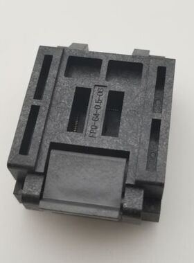 FPQ-64-0.5-06 烧录座测试座 12X12MM IC插座 间距0.5 ENPLAS原装