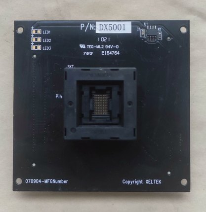 原装DX5001 烧录座 西尔特SUPPRO 6100N 专用座FBGA96