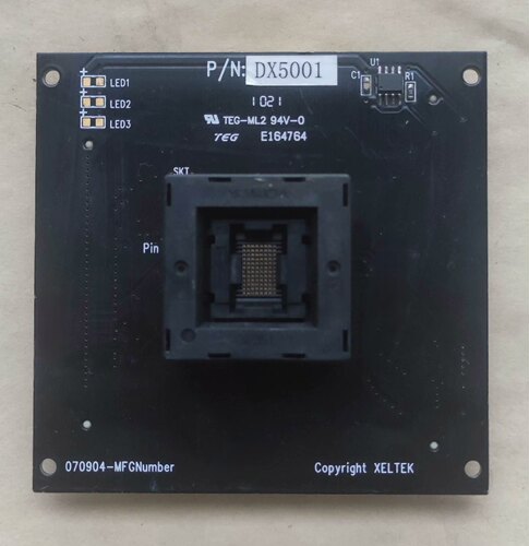 原装DX5001 烧录座 西尔特SUPPRO 6100N 专用座FBGA96