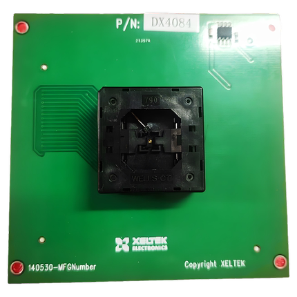 SP6100N编程器测试座DX4084烧录座QFN32适配座