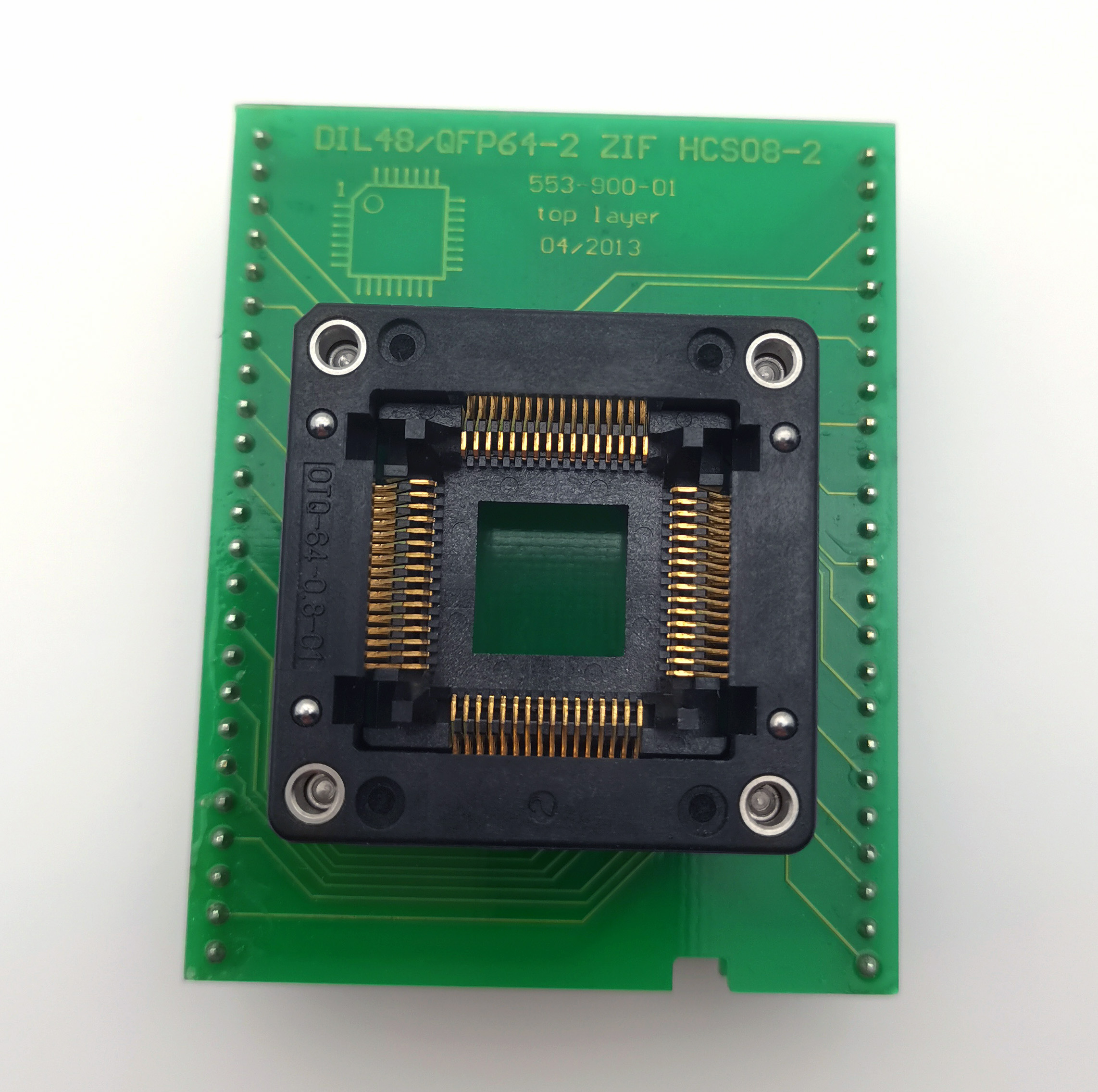 DIL48/QFP64-2 ZIF HCS08-2 烧写座 适配座 ELNEC专用烧录座 IC座
