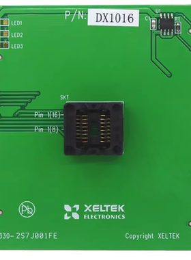 DX1016-1 西尔特原装SP6100N专用适配座 烧录座 SOP8 150mil