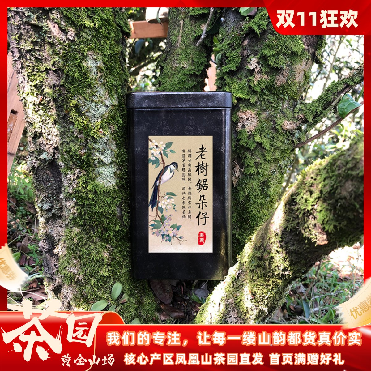 岽兴老树锯朵仔单丛茶
