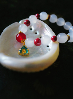 腕间不灭的酥油灯|绿度母手链