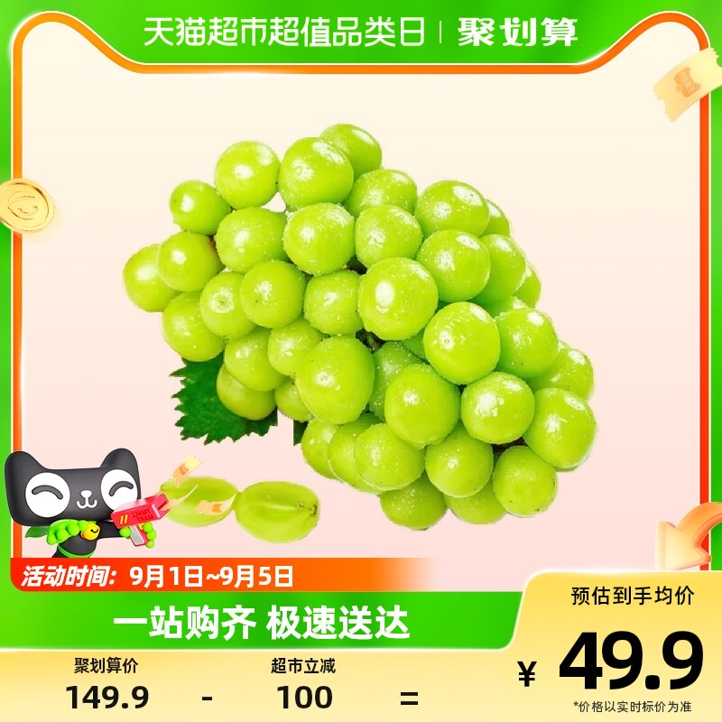 阳光玫瑰葡萄晴王3斤单果8-10g香印青提子新鲜水果整箱顺丰包邮高性价比高么？