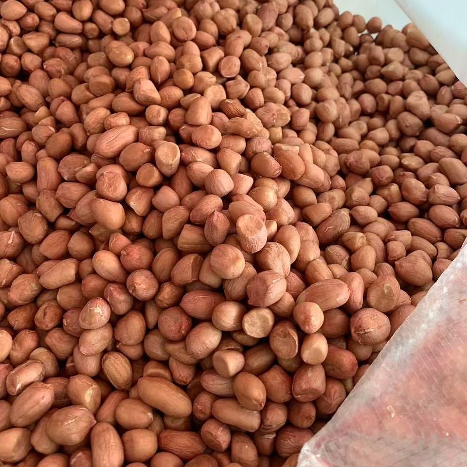 现剥新货特价精选无壳南阳白沙花生米批发粉红皮花生仁家用商用