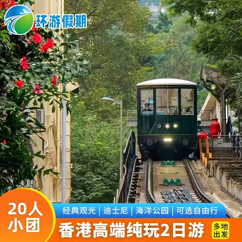【20人小团】香港旅游2日游纯玩住四星海洋迪士尼太平山跟团游