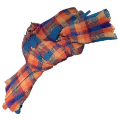 英伦风彩色格子加厚仿羊绒围巾