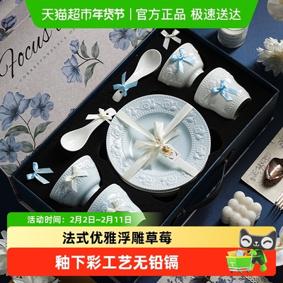 美康之家陶瓷釉下彩餐具套装礼盒