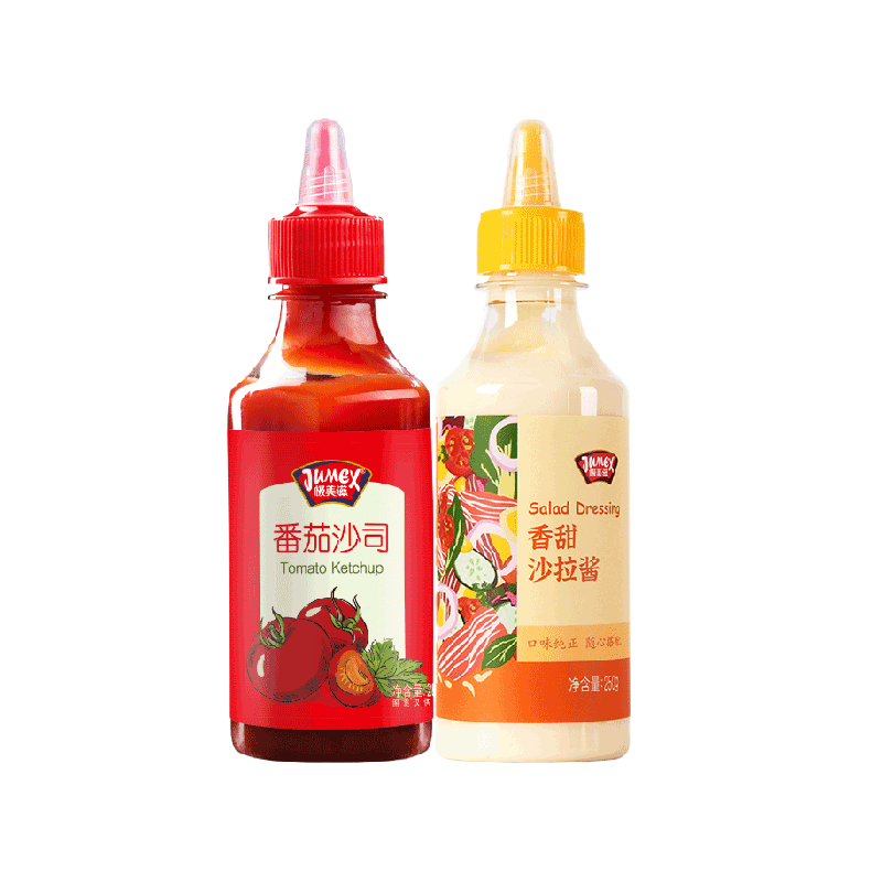 极美滋番茄沙司香甜沙拉酱套装三明治蔬菜水果寿司专用挤压瓶,粮油调味/速食/干货/烘焙,沙拉/千岛/蛋黄酱/油醋汁,淘宝优惠券,粉丝福利购,淘宝优惠卷