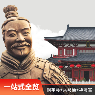 西安旅游兵马俑+丽山园+华清宫一日游 15人团 精讲 赠大雁塔讲解