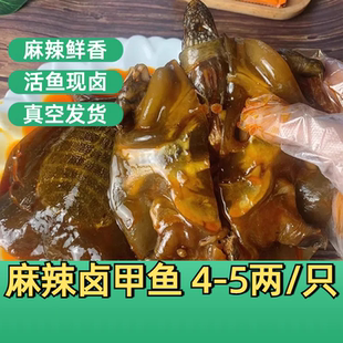 麻辣甲鱼熟食开袋即食整只袋装水鱼团老憋网红食用卤小甲鱼王八肉